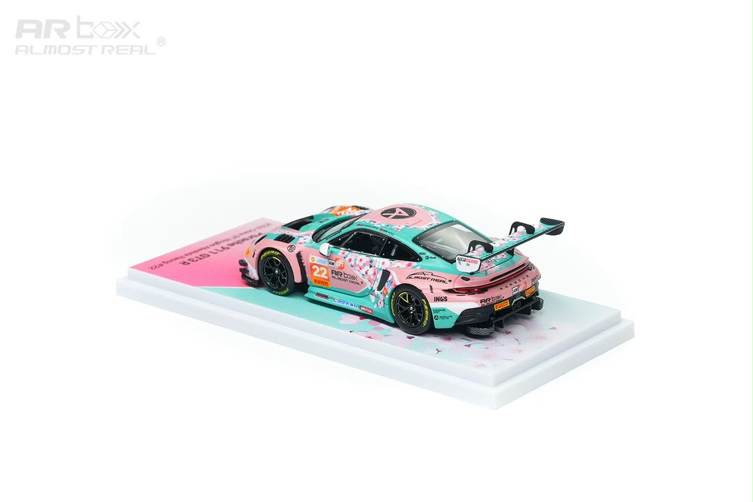 1/64 911 GT3 R China Supercar Championship Ningbo Station Absolute Team #22 China GT Ningbo Absolute Racing - AR Box - 640007001
