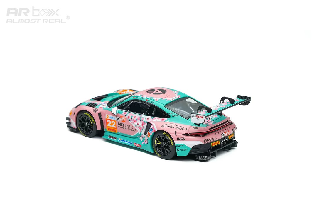 1/64 911 GT3 R China Supercar Championship Ningbo Station Absolute Team #22 China GT Ningbo Absolute Racing - AR Box - 640007001