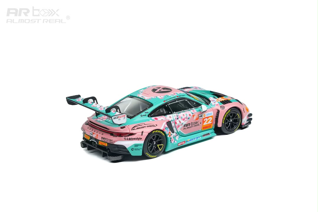 1/64 911 GT3 R China Supercar Championship Ningbo Station Absolute Team #22 China GT Ningbo Absolute Racing - AR Box - 640007001