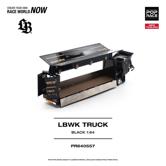 1/64 LBWK Truck, black/gold - Poprace - PR640557