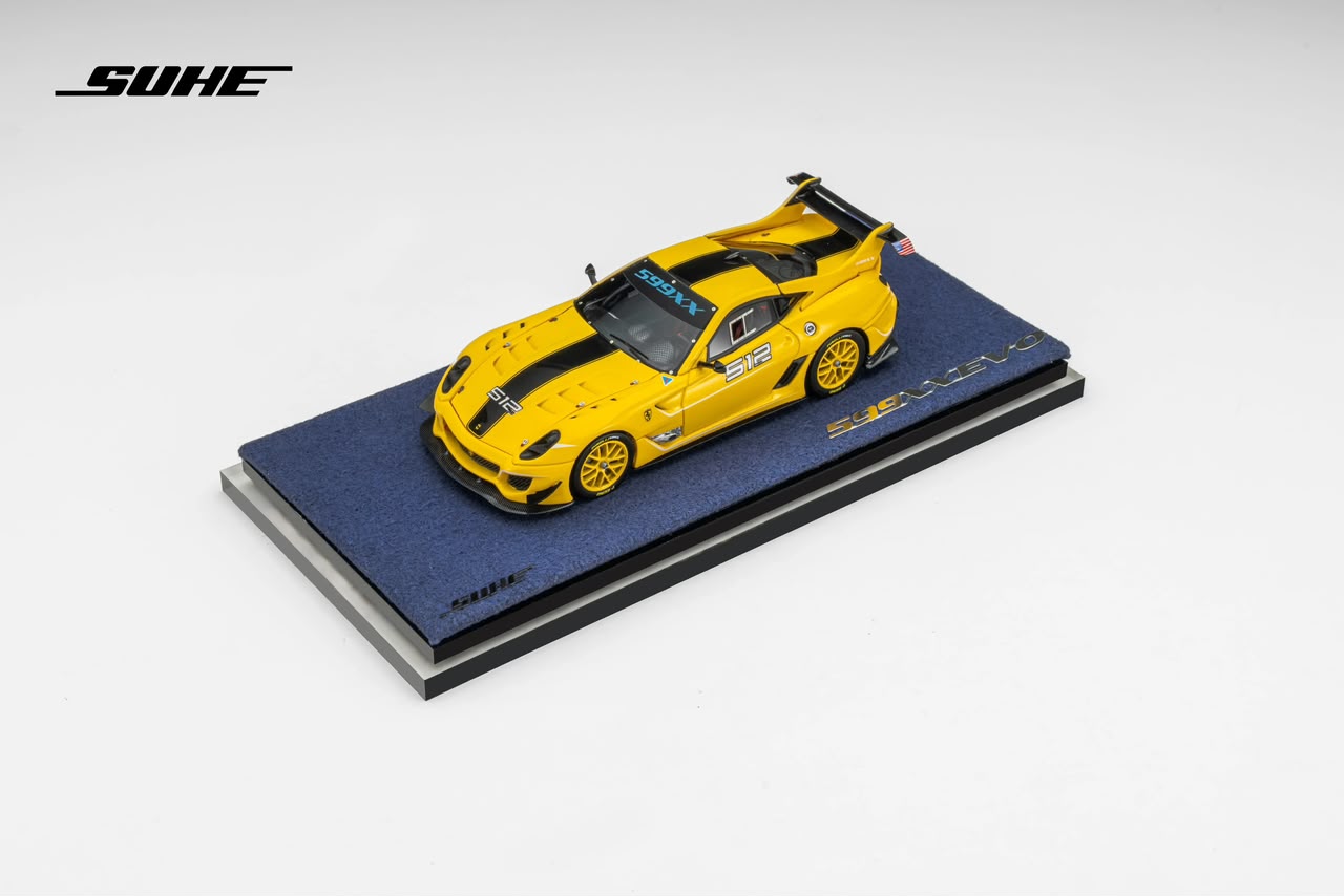 1/64 Ferrari 599xx EVO (Resin) - Suhe - 9 options - ltd 100 pcs worldwide