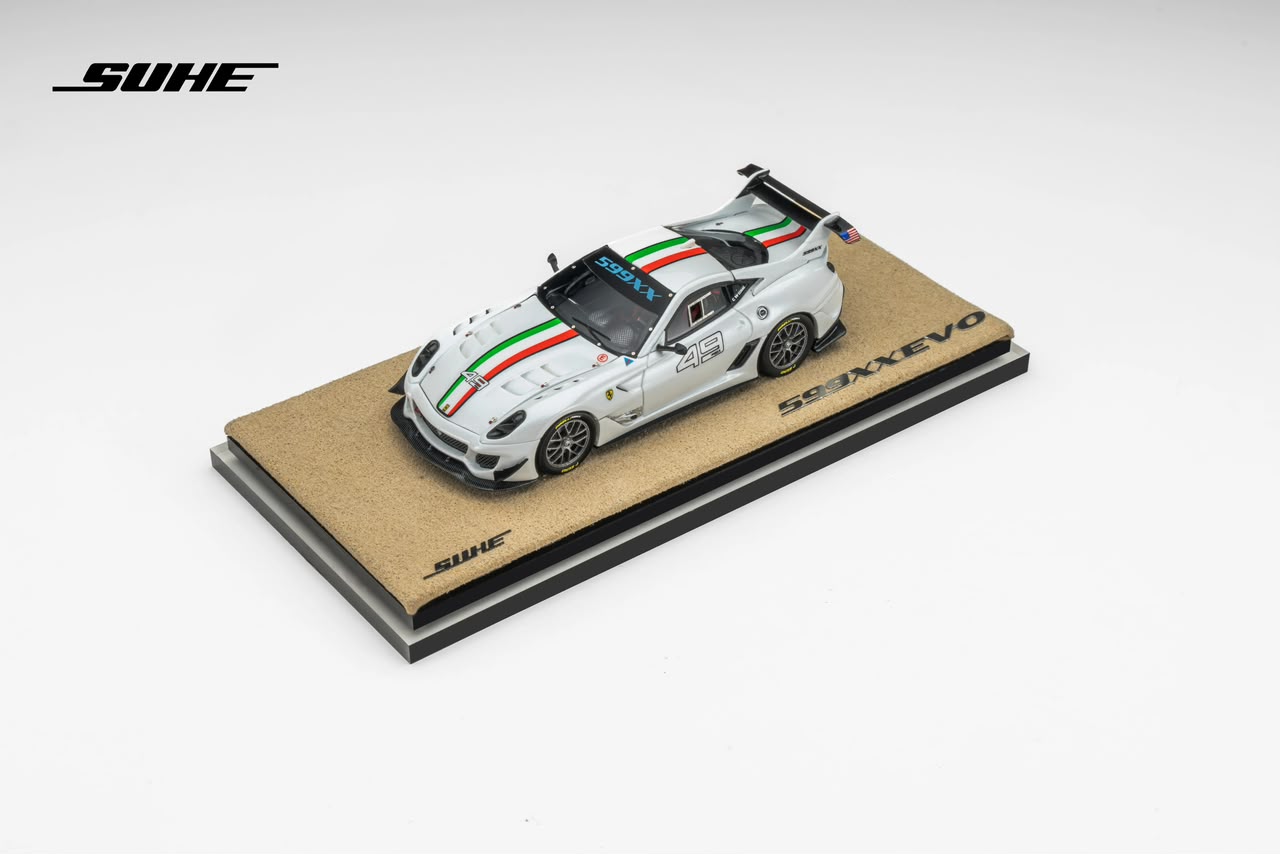 1/64 Ferrari 599xx EVO (Resin) - Suhe - 9 options - ltd 100 pcs worldwide