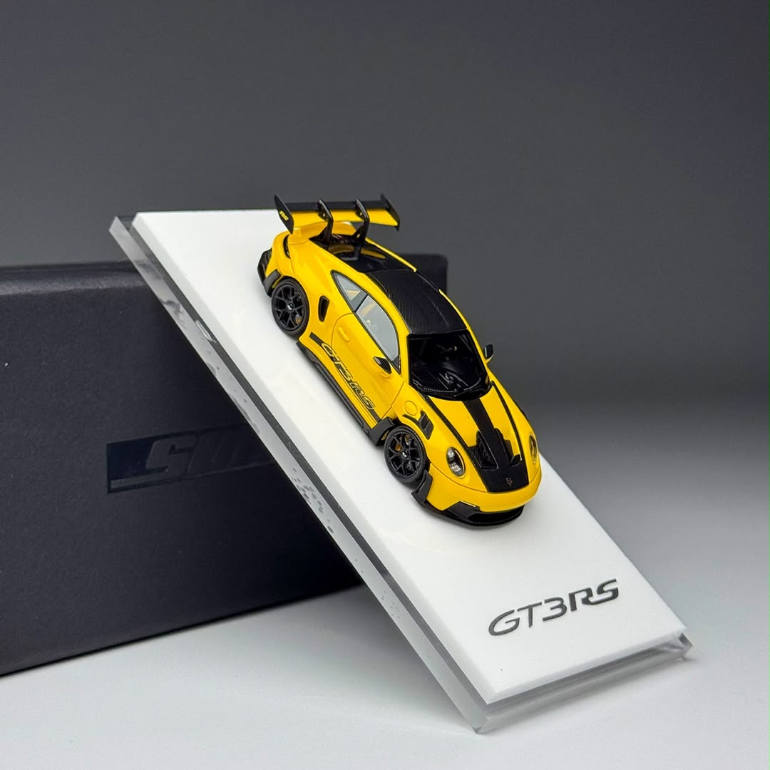 1/64 911 GT3 RS (Resin) - Suhe - Yellow/Black  ltd 100 pcs worldwide
