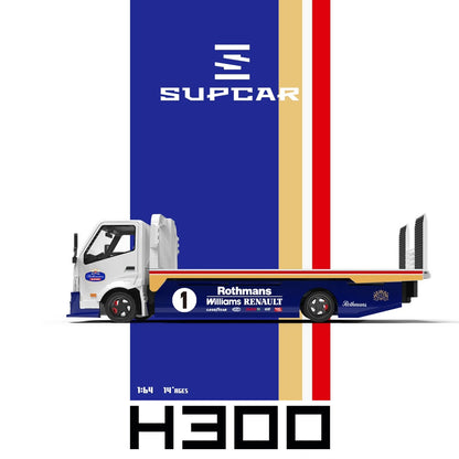 1/64 - H300 flatbed transport trailer - Rothman - Supcar - SC647254