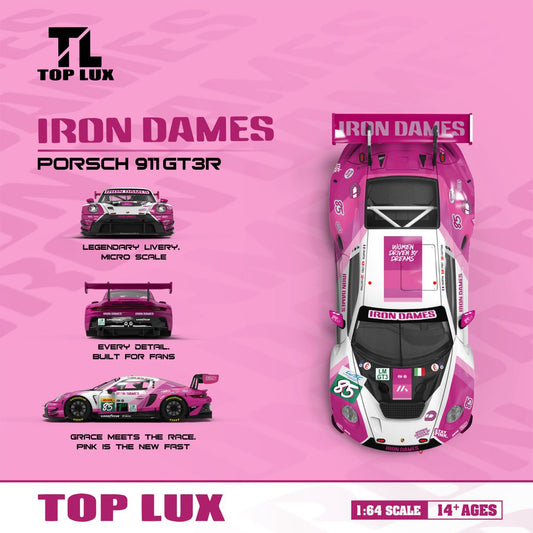 1/64 Porsche 911 GT3 R Iron Dames - TopLux - TL64006