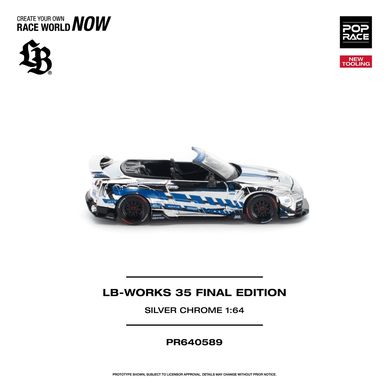 1/64 GT-R R35 Final Edition, LB-Works Wide-Body Modified Edition - Poprace - PR640589