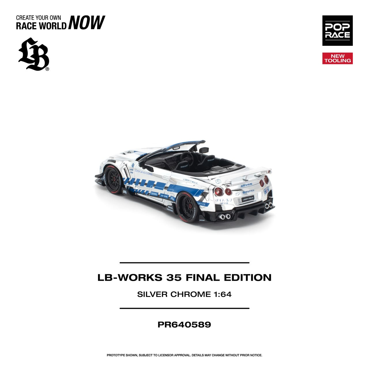 1/64 GT-R R35 Final Edition, LB-Works Wide-Body Modified Edition - Poprace - PR640589