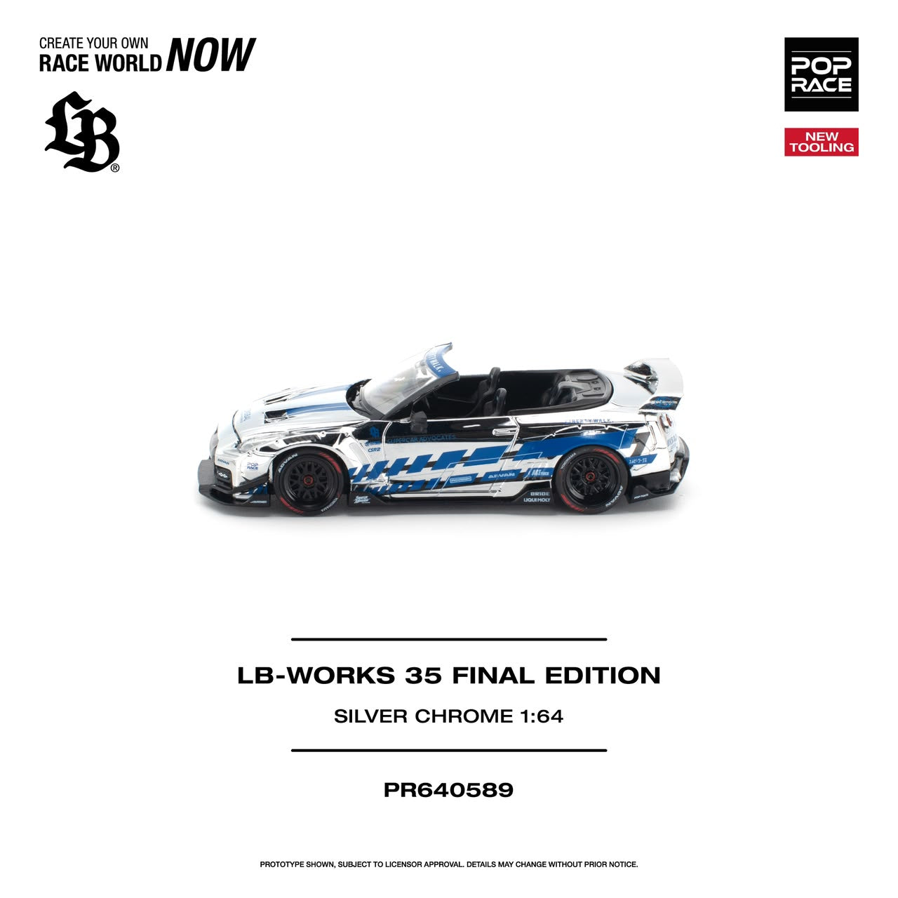 1/64 GT-R R35 Final Edition, LB-Works Wide-Body Modified Edition - Poprace - PR640589