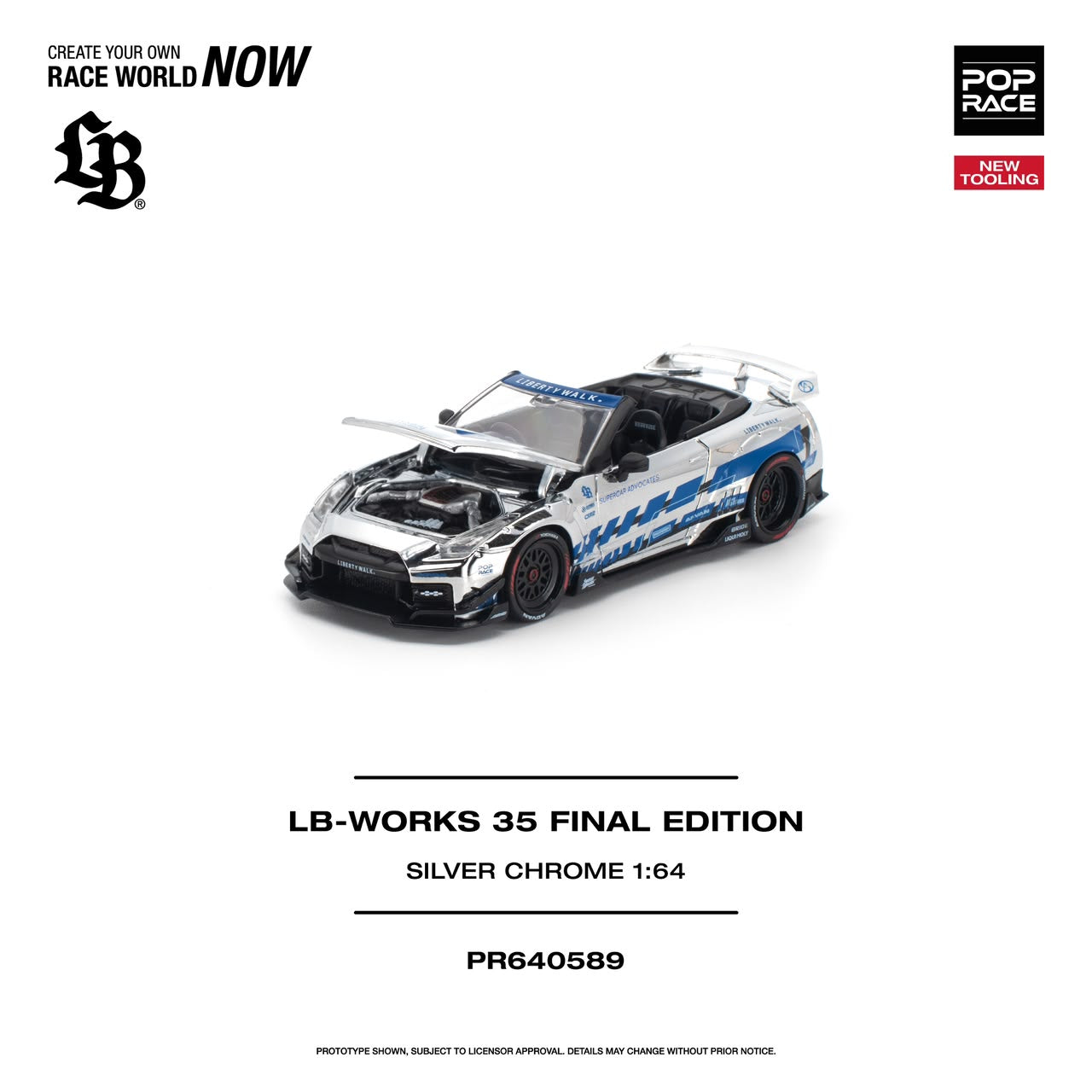 1/64 GT-R R35 Final Edition, LB-Works Wide-Body Modified Edition - Poprace - PR640589