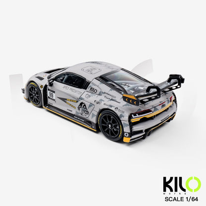 1/64 Audi R8 LMS GT3 EVO II, grey #99 Apex Predator - KiloWorks/ NZG - KLW0036-25
