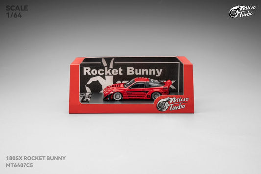1/64 S13 Silvia 180SX, Pandem Rocket Bunny Wide-body Modified Version - Micro Turbo - MT6407C5