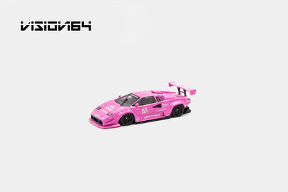 1/64 Countach LP500, LB-Works wide-body  - Vision64 - 4 colour options - 999 ltd ***Pre Order***