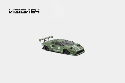 1/64 Countach LP500, LB-Works wide-body  - Vision64 - 4 colour options - 999 ltd ***Pre Order***