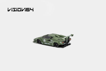 1/64 Countach LP500, LB-Works wide-body  - Vision64 - 4 colour options - 999 ltd ***Pre Order***