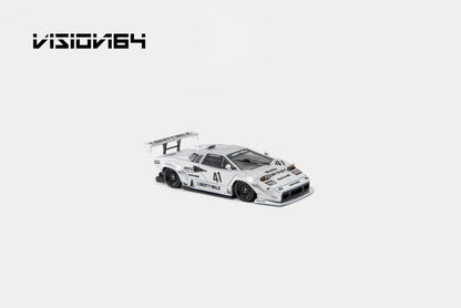 1/64 Countach LP500, LB-Works wide-body  - Vision64 - 4 colour options - 999 ltd ***Pre Order***