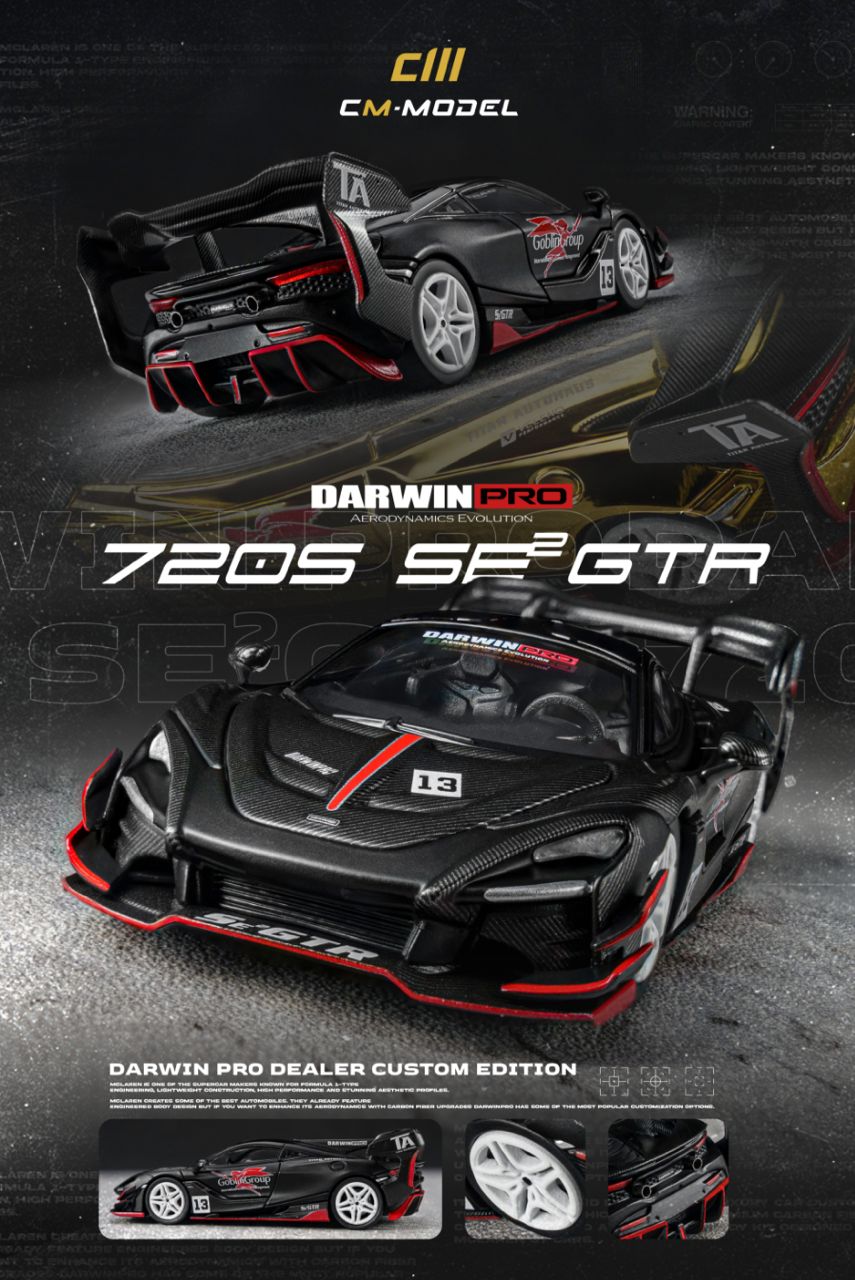1/64 McLaren DarwinPRO 720Se² GTR  - CM Models - CM64-720se GTR-02