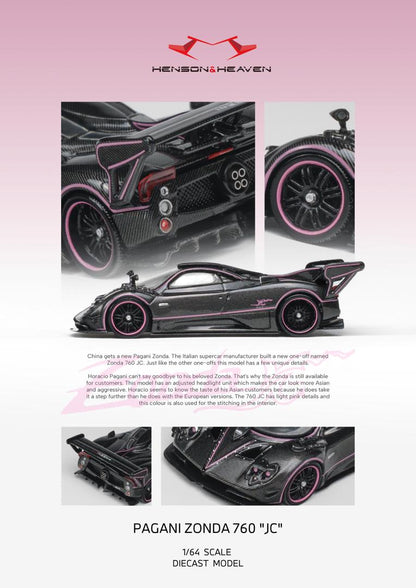 1/64 Pagani Zonda 760 - Henson & Heaven - 3 colour choice *** Pre Order ***