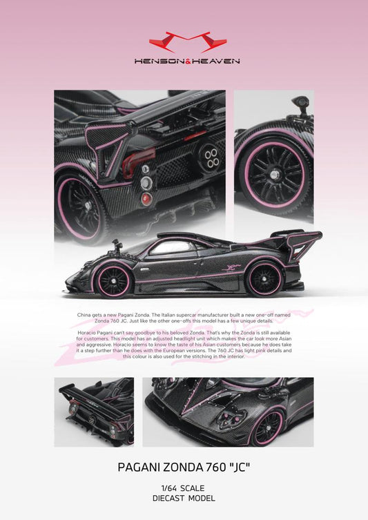 1/64 Pagani Zonda 760 - Henson & Heaven - 3 colour choice *** Pre Order ***