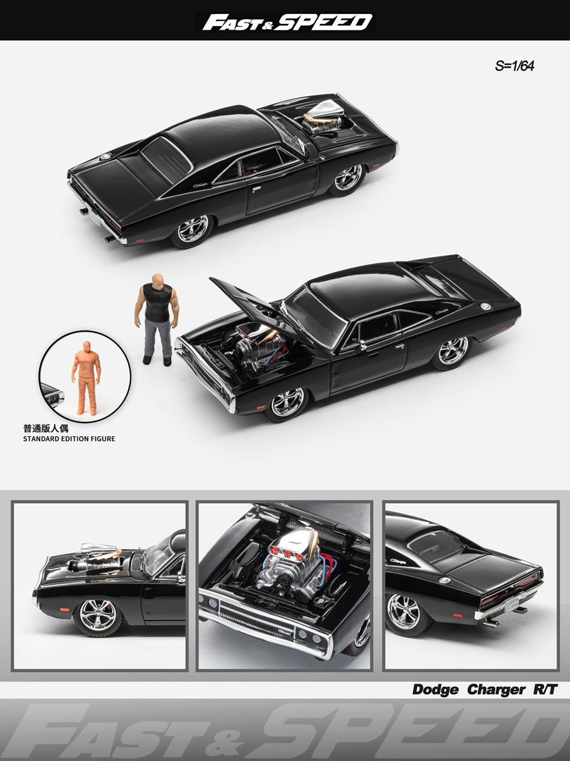 1/64 Dodge Charger R/T - Fast and Speed - 2 options ***Pre Order***
