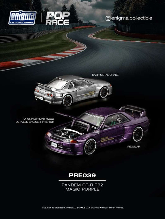 1/64 Pandem GT-R R32, magic purple - Poprace Enigma - PRE039 ***Pre Order***