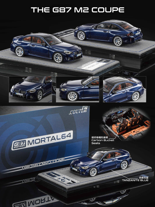 1/64 BMW M2 - Mk2(G87) M2 - Mortal Models - 2 colour options *** Pre Order ***