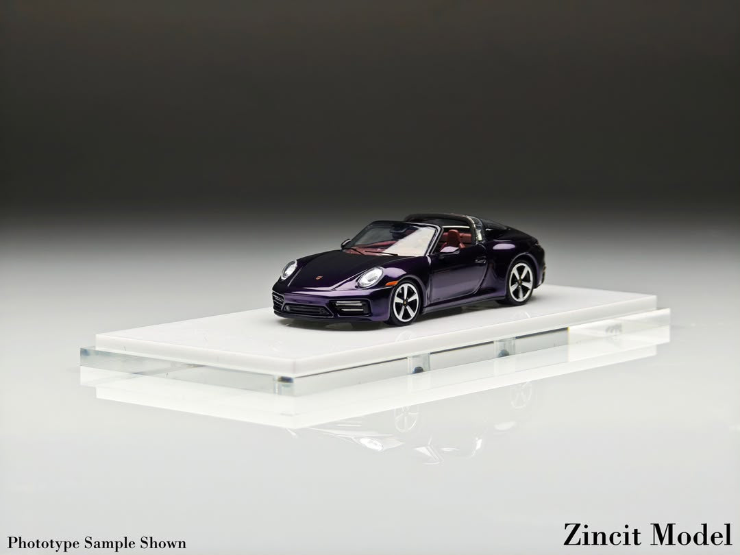 1/64 Porsche 992 Targa  - Zincit Model - 4 colour options ***Pre Order***