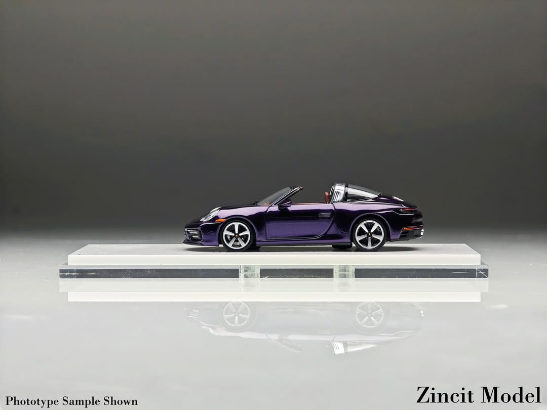 1/64 Porsche 992 Targa  - Zincit Model - 4 colour options ***Pre Order***