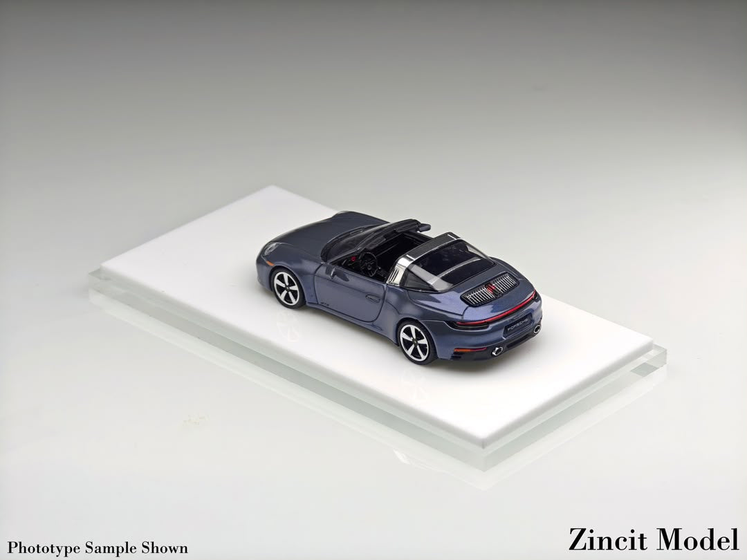 1/64 Porsche 992 Targa  - Zincit Model - 4 colour options ***Pre Order***