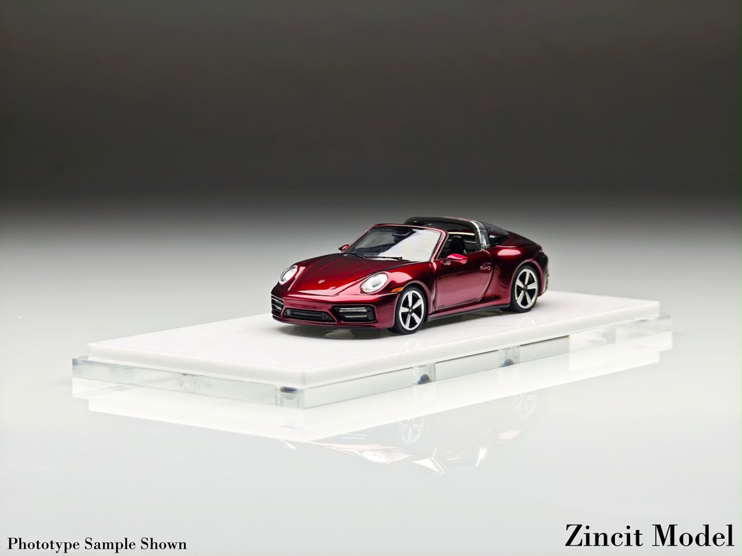 1/64 Porsche 992 Targa  - Zincit Model - 4 colour options ***Pre Order***
