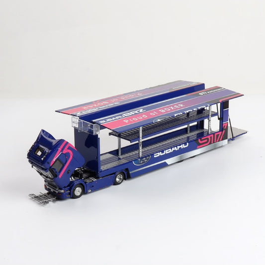 1/64 - S730 V8 transport trailer WRC Subaru - Kengfai x Maxwell ***Pre Order***