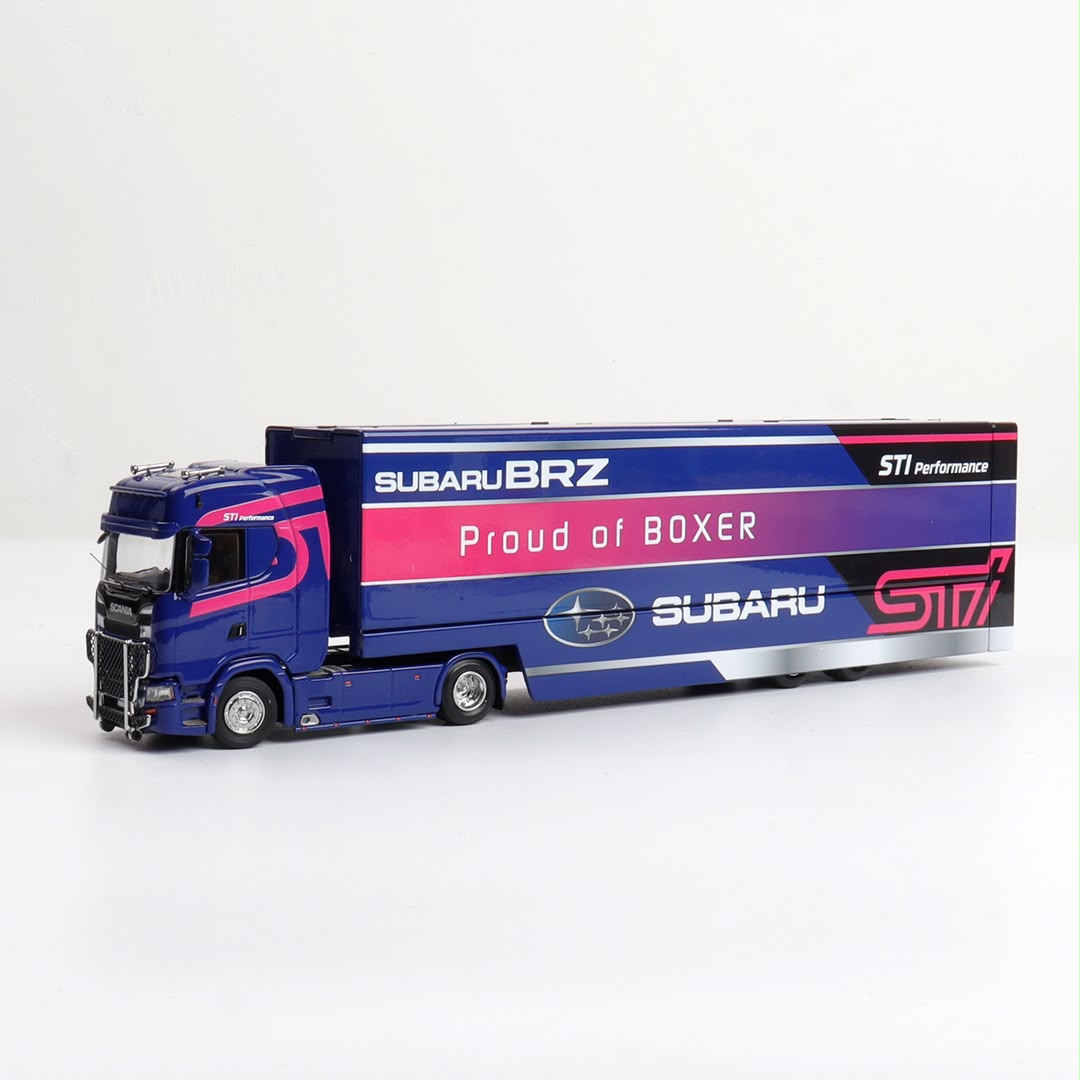 1/64 - S730 V8 transport trailer WRC Subaru - Kengfai x Maxwell ***Pre Order***