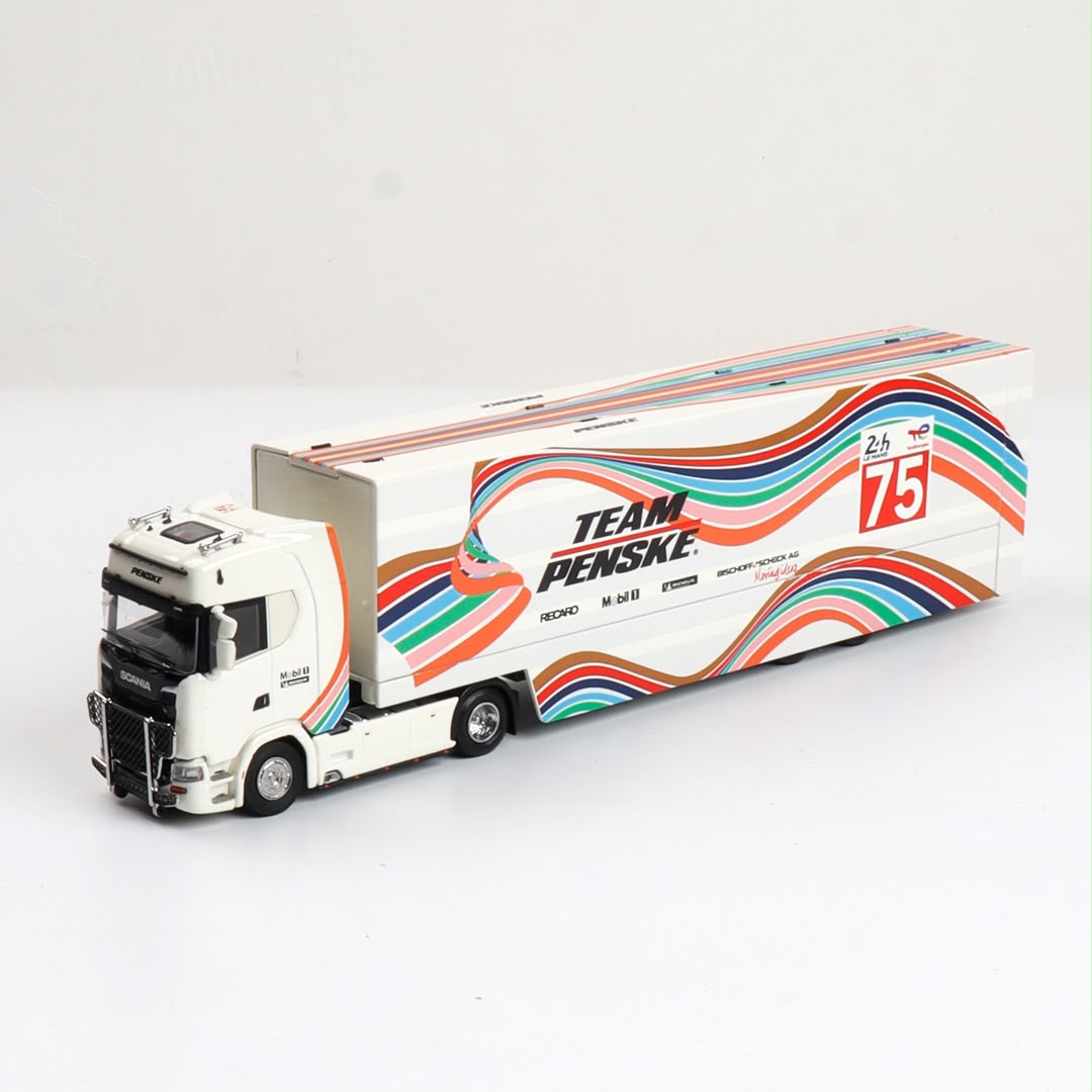 1/64 - S730 V8 transport trailer Team Penske - Kengfai x Maxwell ***Pre Order***
