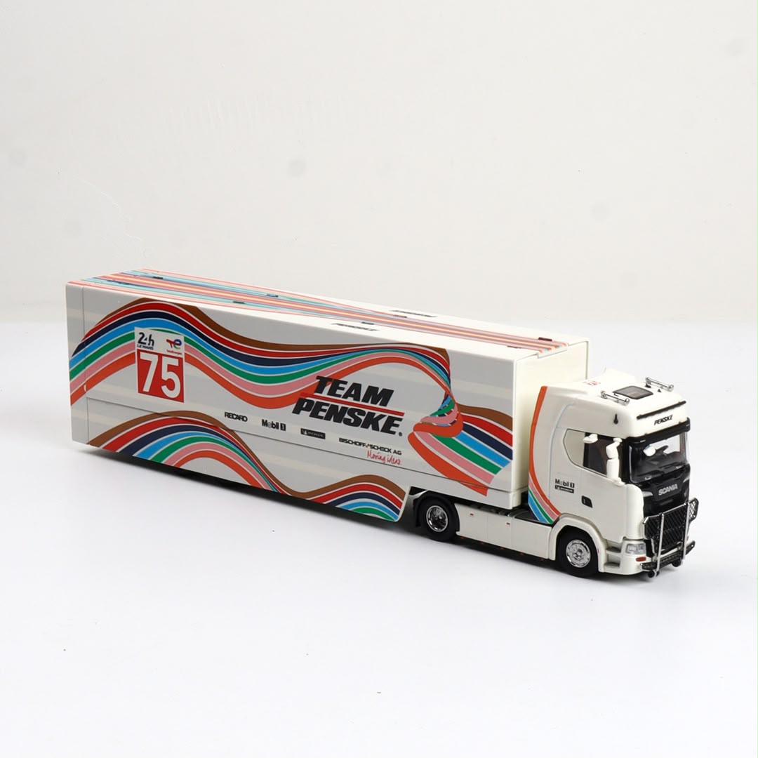 1/64 - S730 V8 transport trailer Team Penske - Kengfai x Maxwell ***Pre Order***