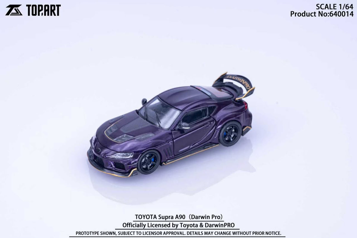 1/64 Supra A90 (Darwin Pro Widebody Version) - TopArt Models - TAO-640014 Purple *** Pre Order ***