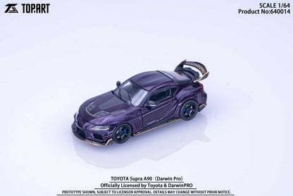 1/64 Supra A90 (Darwin Pro Widebody Version) - TopArt Models - TAO-640014 Purple *** Pre Order ***