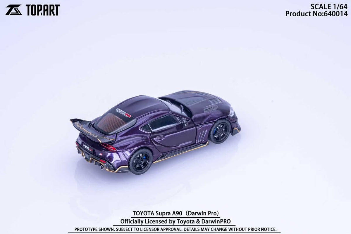 1/64 Supra A90 (Darwin Pro Widebody Version) - TopArt Models - TAO-640014 Purple *** Pre Order ***