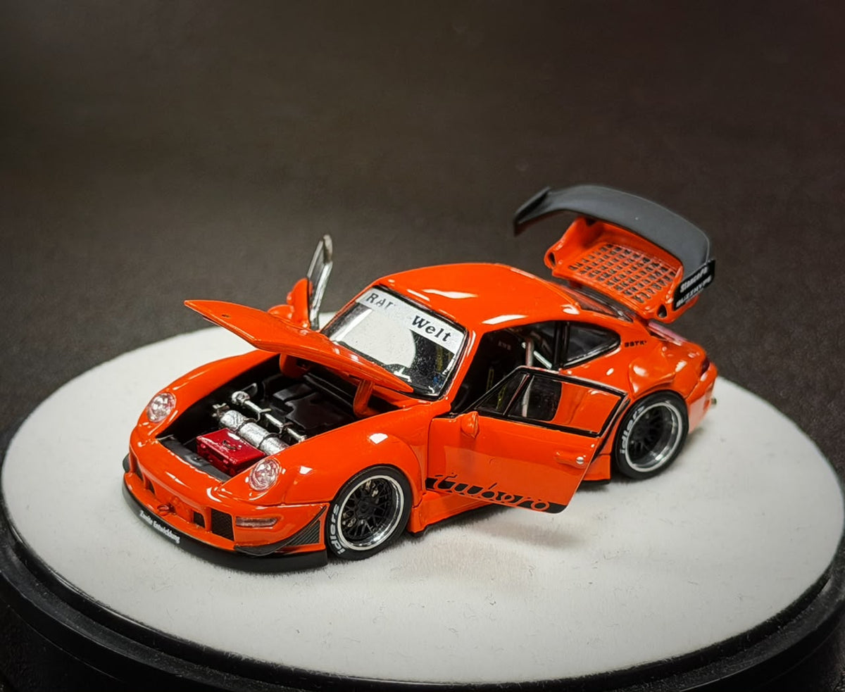 1/64 RWB 993 Thermal Orange - PGM Models - PGM-640315 - 2 options. *** Pre Order ***