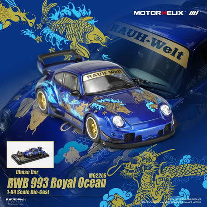 1/64 RWB 993 *Royal Ocean* - Motorhelix - MH62206  ***Pre Order***