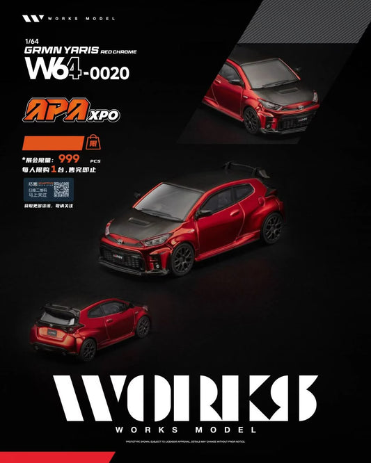 1/64 FOSHAN APAxpo - Works64 GRMN Yaris - 2026 Auto Passion Alliance (APAxpo) - Works64 -   ***coming soon***