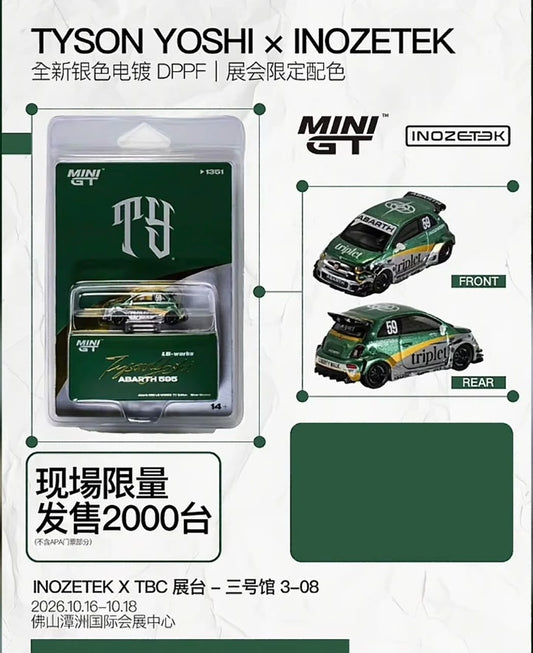 1/64 FOSHAN APAXPO - MiniGT Tyson Yoshi x  Inozetek - 2026 Auto Passion Alliance (APAxpo) - MiniGT -   ***coming soon***