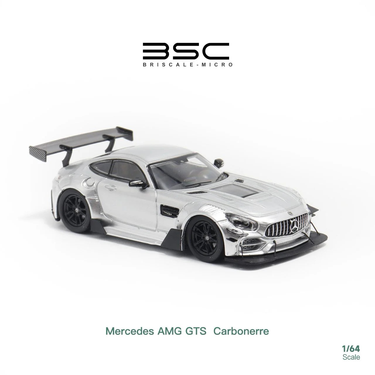1/64 - Mercedes-Benz AMG GTS Carbonerre - BSC Models - 2 colour options