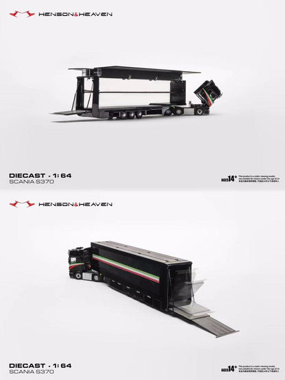 1/64 Scania S370 Truck and Trailer - Pagani - Henson & Heaven