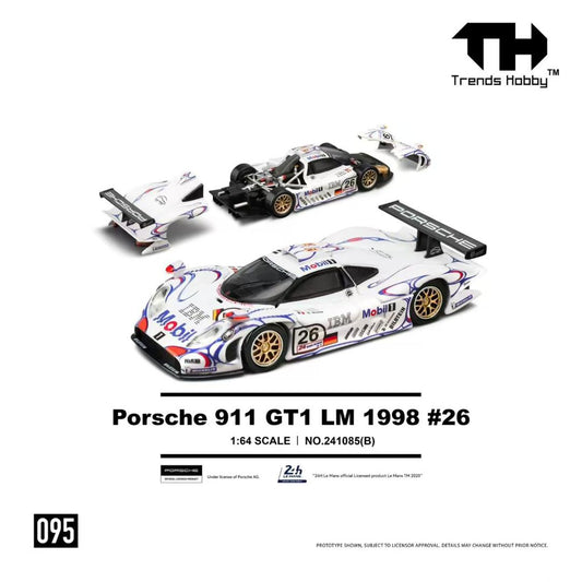 1/64 1998 Porsche 911 GT1 LM #26 - Trends Hobby - TH241085