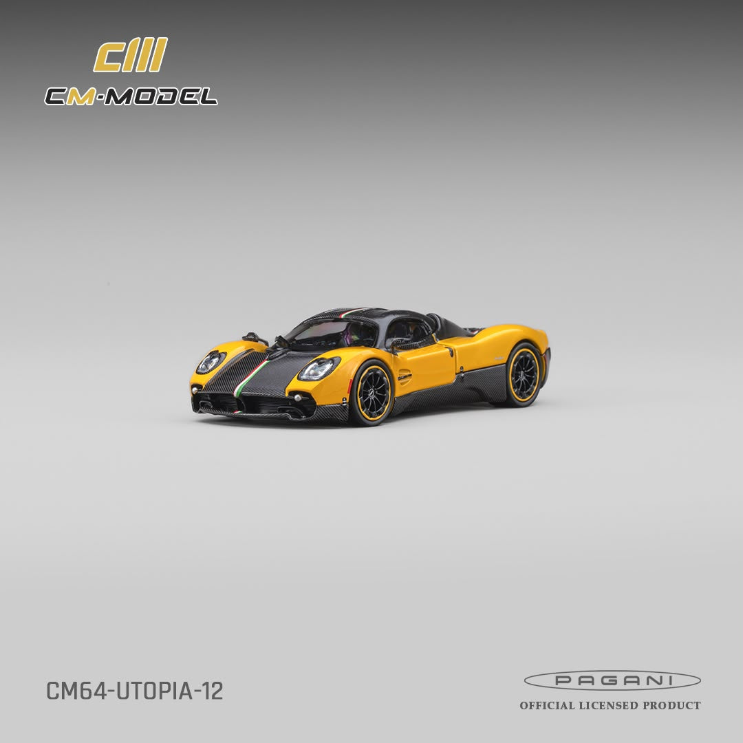 1/64 Pagani Utopia Geneva yellow Giallo Ginevra Yellow - CM Models - CM64-Utopia-12