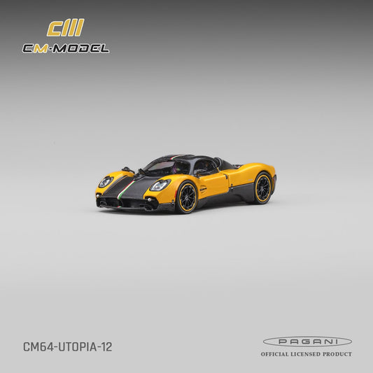 1/64 Pagani Utopia Geneva yellow Giallo Ginevra Yellow - CM Models - CM64-Utopia-12