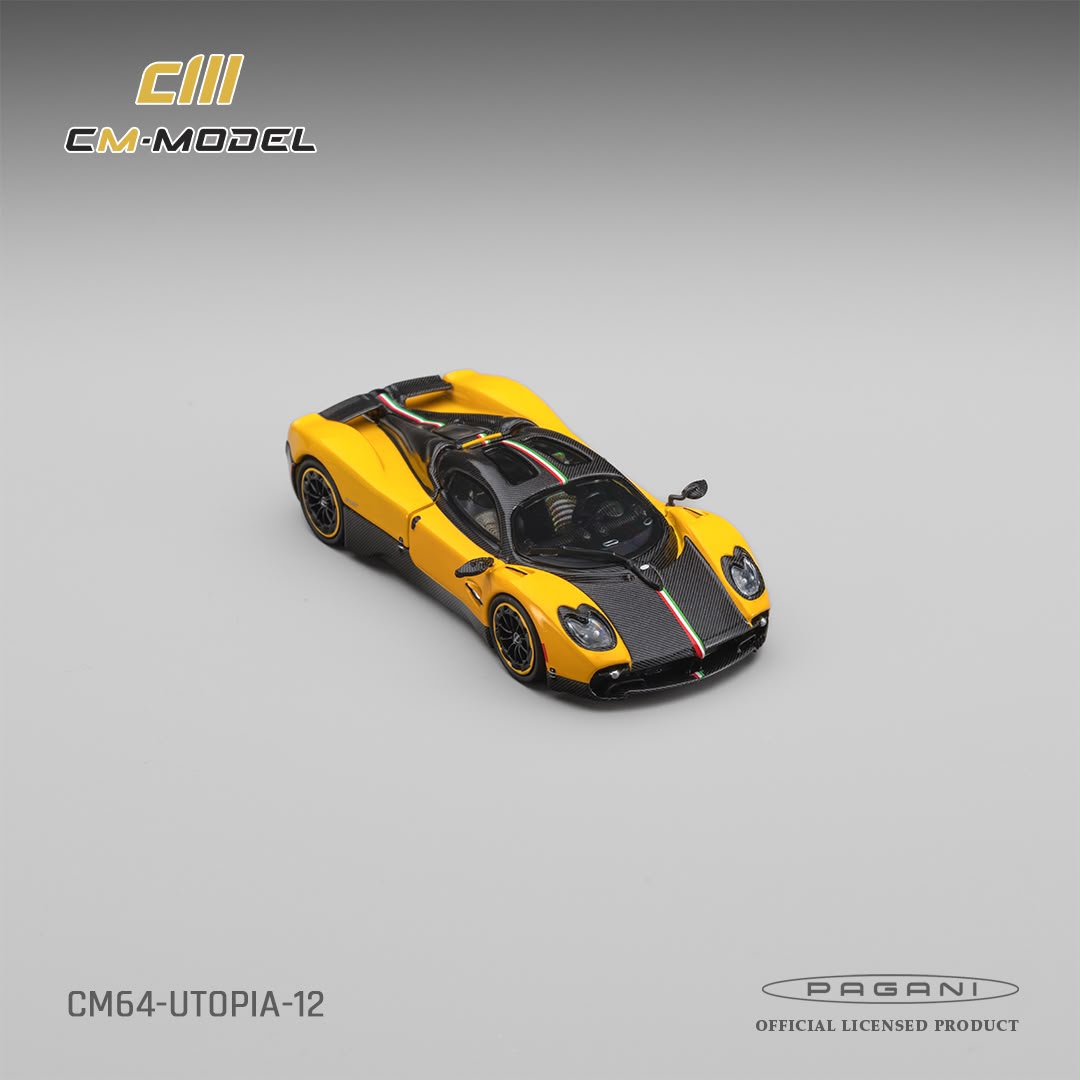 1/64 Pagani Utopia Geneva yellow Giallo Ginevra Yellow - CM Models - CM64-Utopia-12