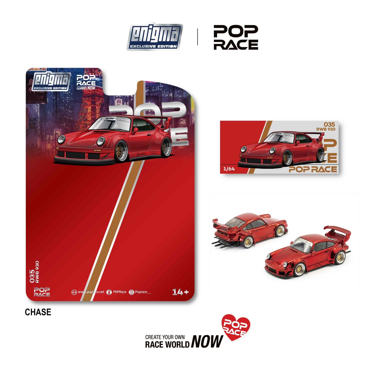 1/64  RWB 930, red - Poprace Enigma - PRE035