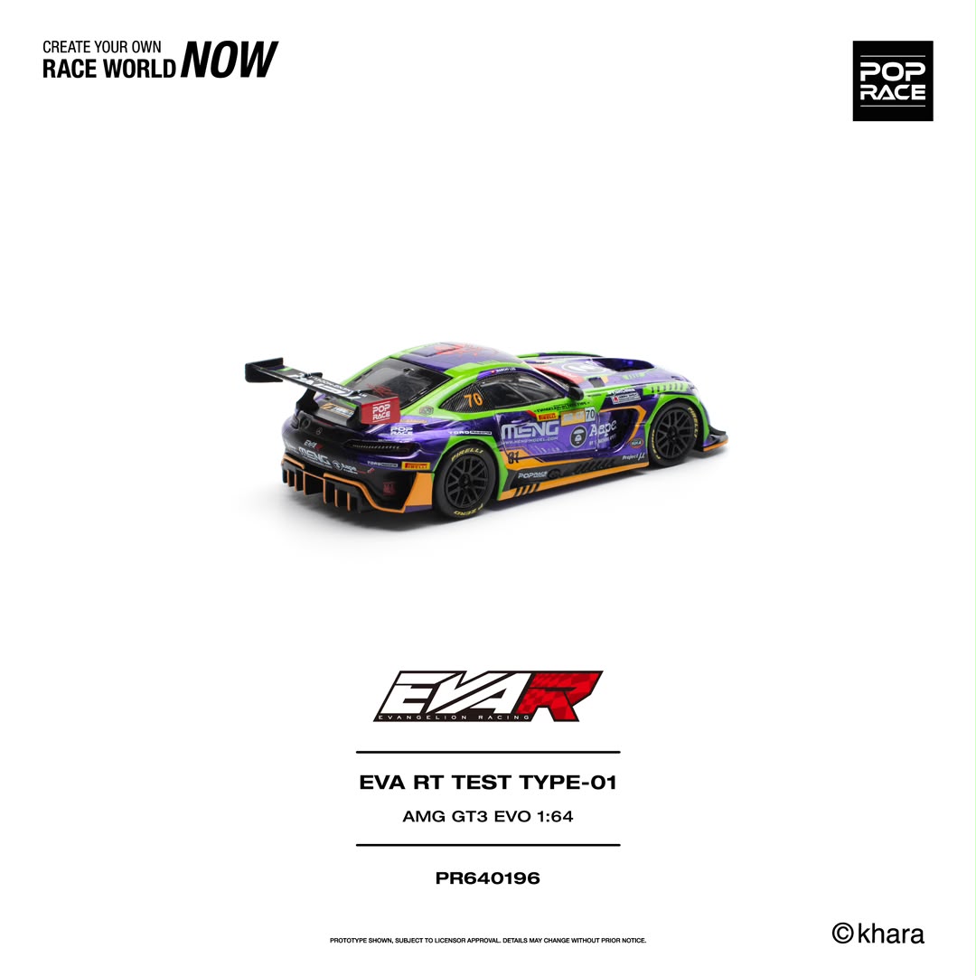 1/64 EVA RT TEST TYPE 01 AMG GT3 EVO MACAU GP 2023 - Poprace - PR640196