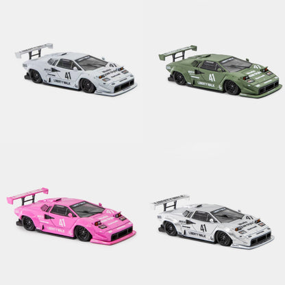 1/64 Countach LP500, LB-Works wide-body  - Vision64 - 4 colour options - 999 ltd ***Pre Order***