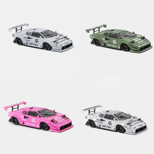 1/64 Countach LP500, LB-Works wide-body  - Vision64 - 4 colour options - 999 ltd ***Pre Order***